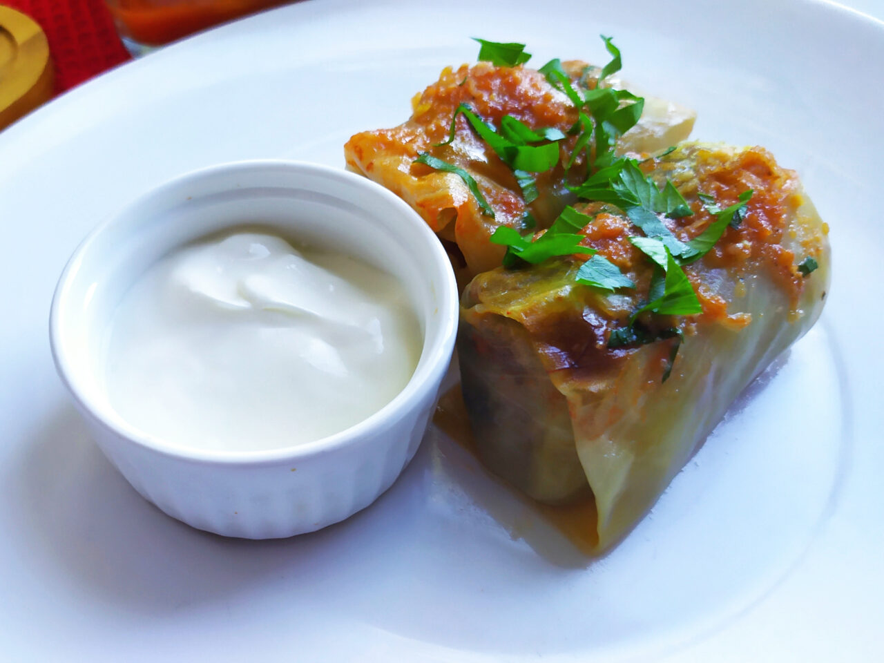 Голубцы с гречкой и шампиньонами в духовке фото