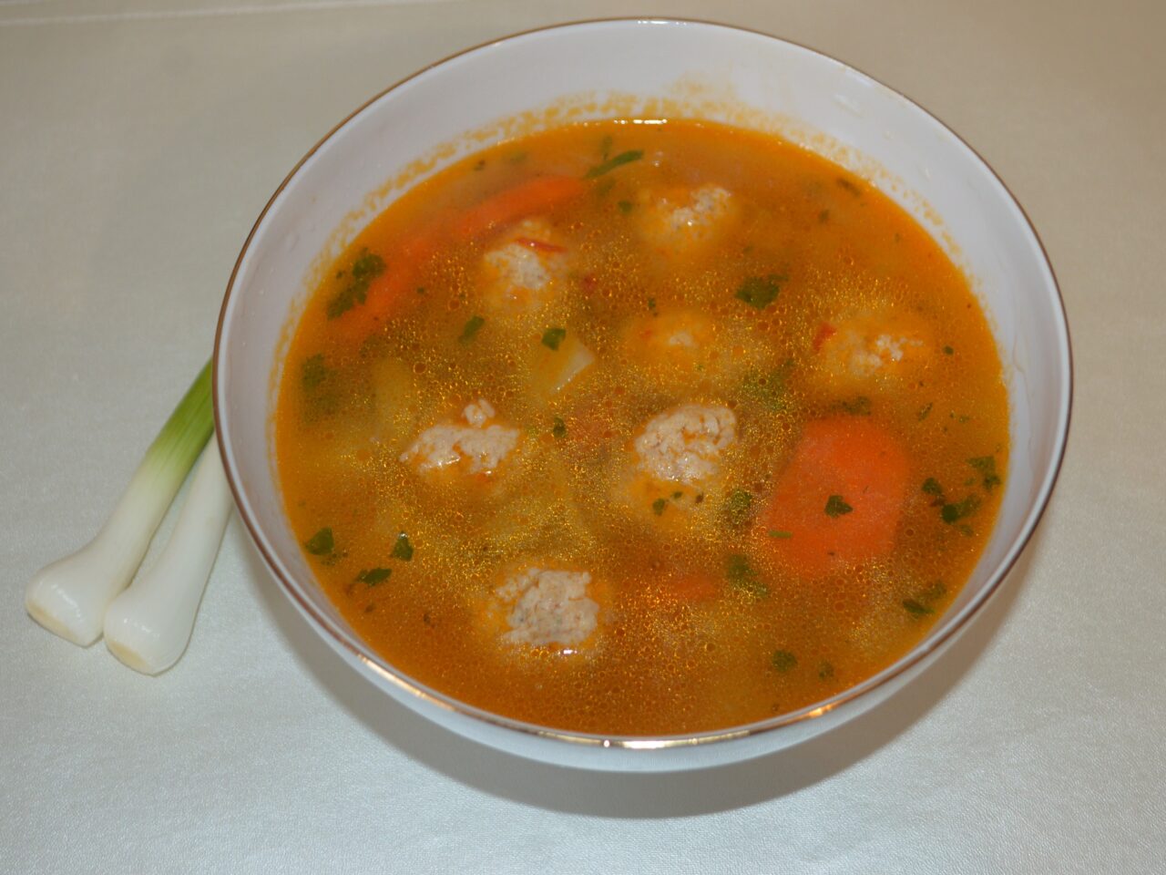 Hearty Meatball Soup