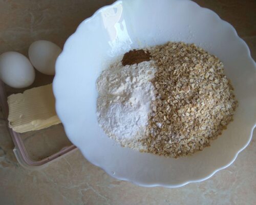 făina și alte ingrediente uscate