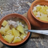 Картошка с мясом в горшочках фото