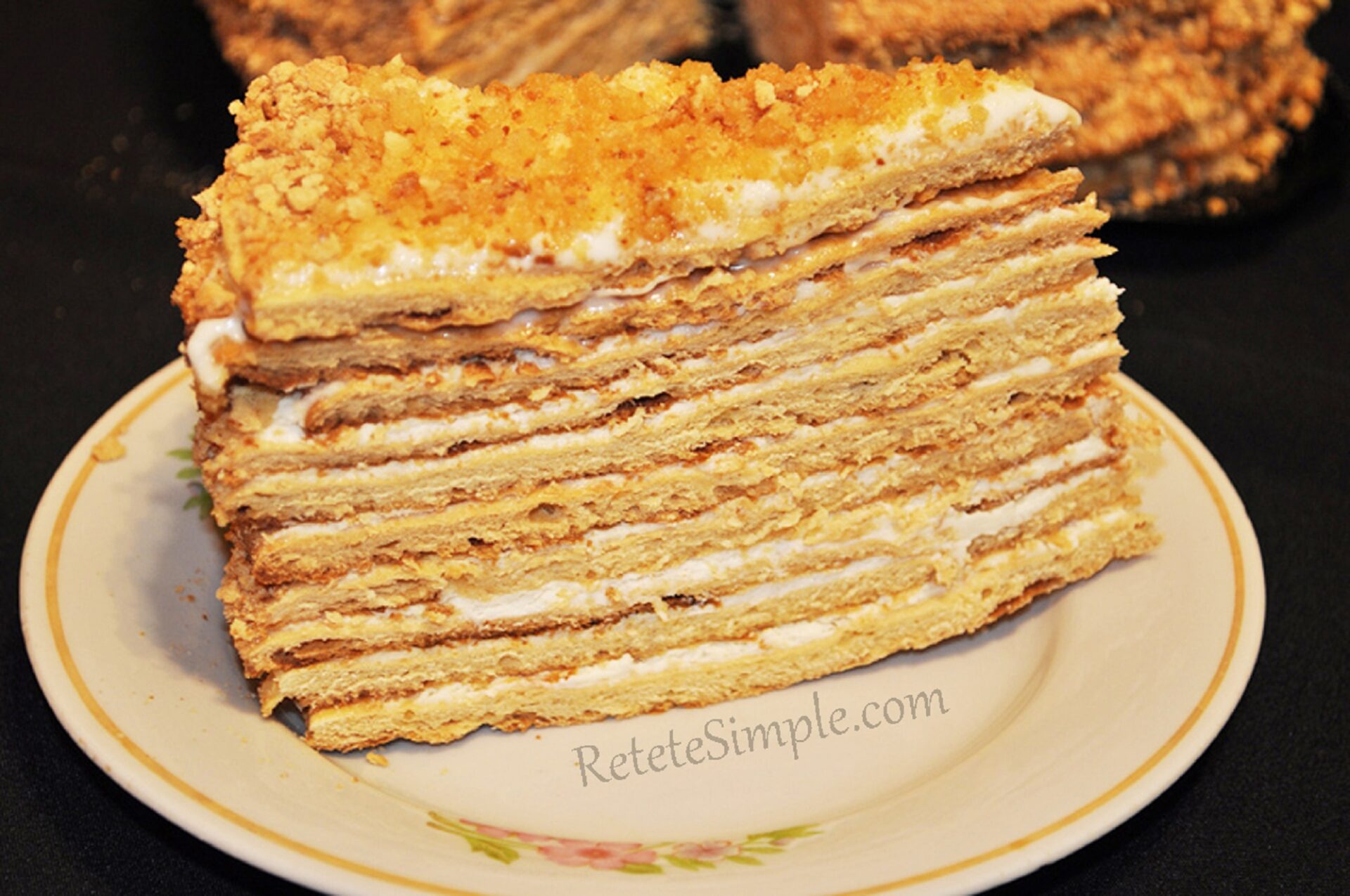 Medovik honey layer cake