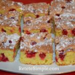 Cherry sponge cake