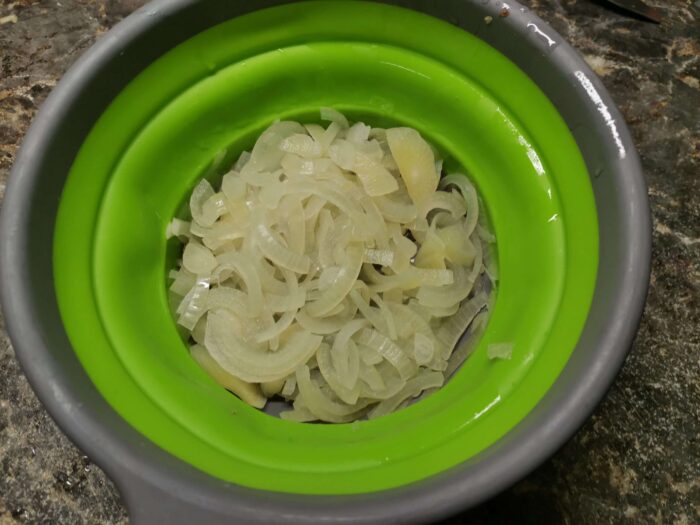 Промываем холодной водой