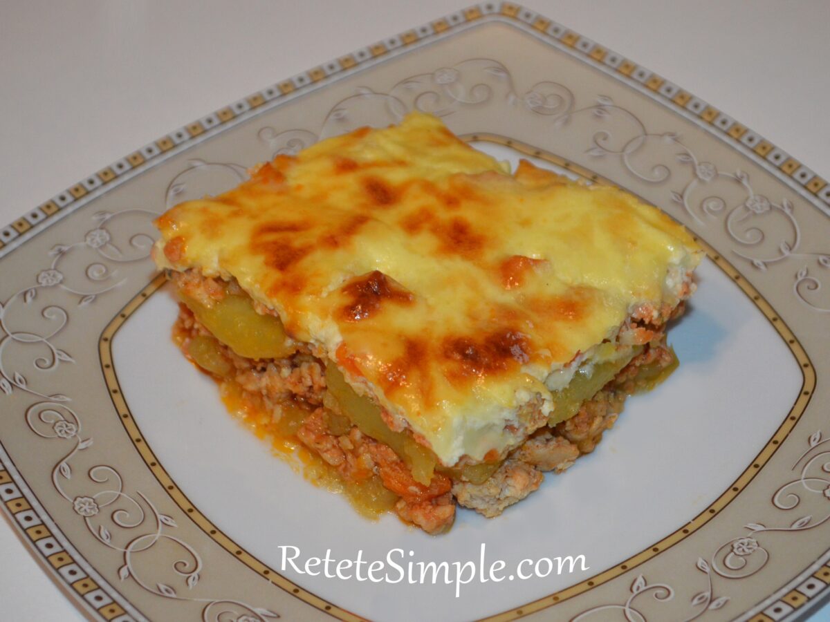 Potato Moussaka with Meat photo