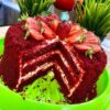 Red velvet cake image