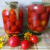 rosii marinate la borcan cu otet si ardei