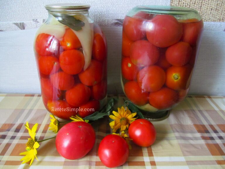 Rosii marinate la borcan pentru iarna