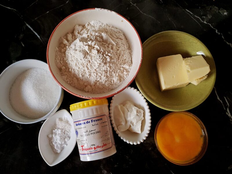 ingredients for biscuits