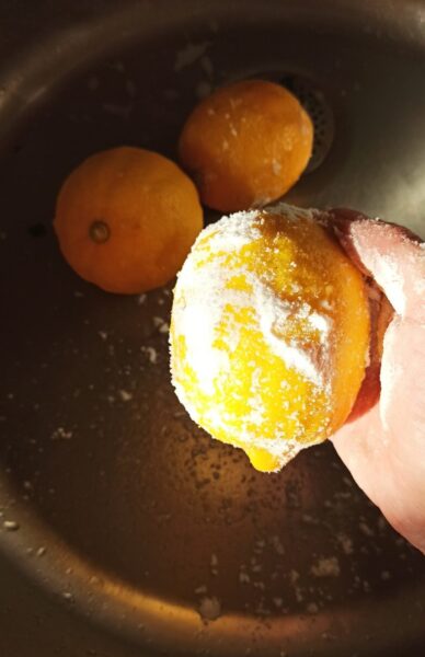 хорошенько моем лимоны