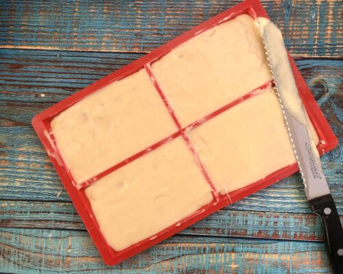 Pour the dough into the waffle molds