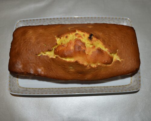 the cake is ready, remove it from the pan