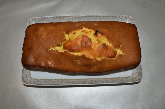 the cake is ready, remove it from the pan