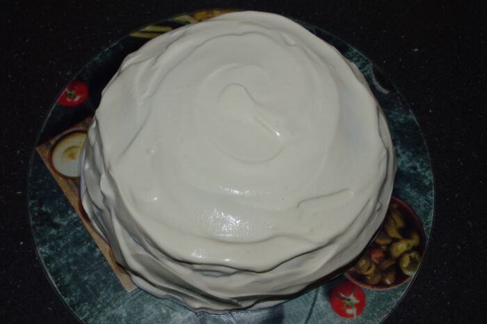 Spread the sides and top