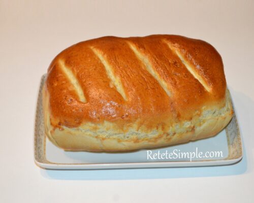 Place the bread in the oven