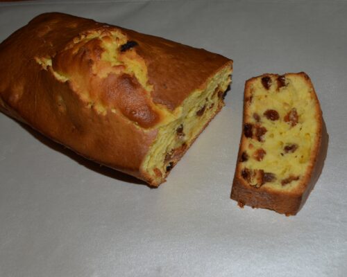 the loaf cake is ready