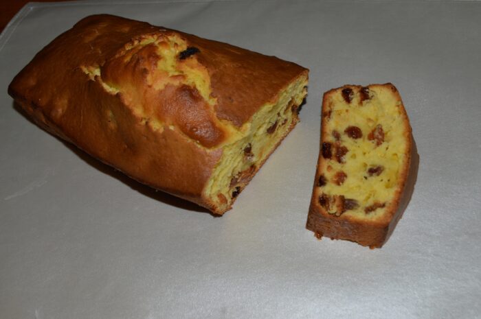 the loaf cake is ready