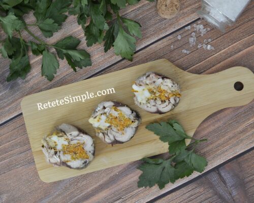 Mackerel roll with carrot and egg it's ready