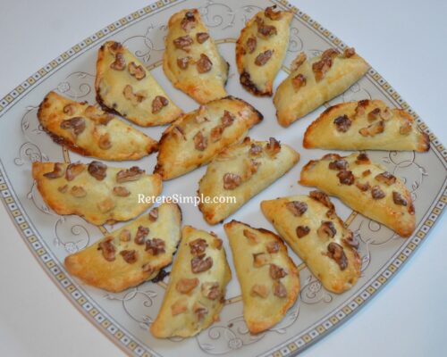 The nut and jam crescents are ready