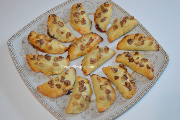 The nut and jam crescents are ready