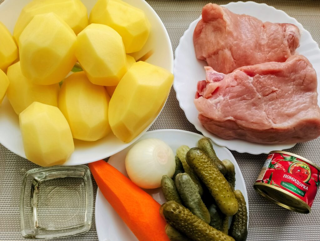 ingredientele necesare pentru tocanita