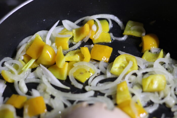 Sauté the ingredients in refined oil