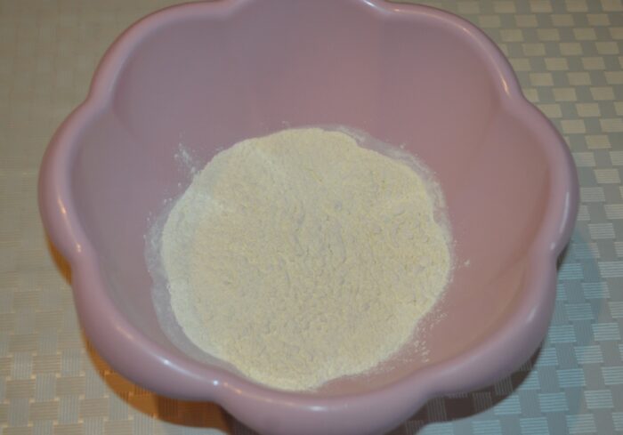 Add the flour to a deep bowl