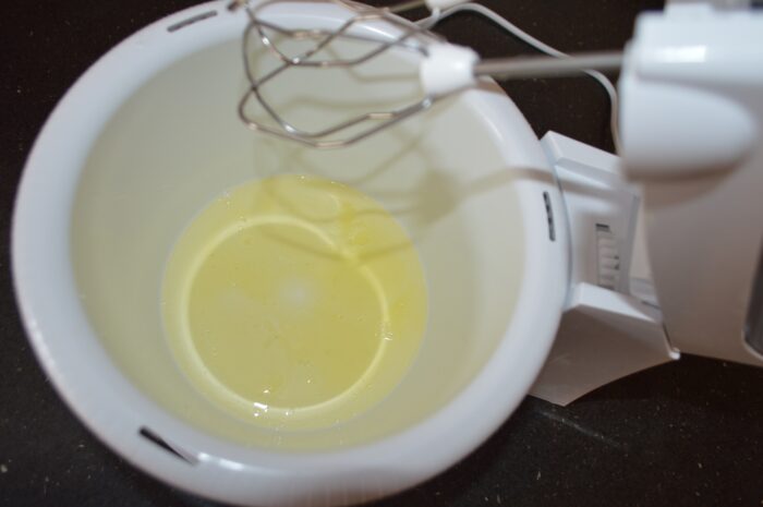 Separate the egg whites from the yolks