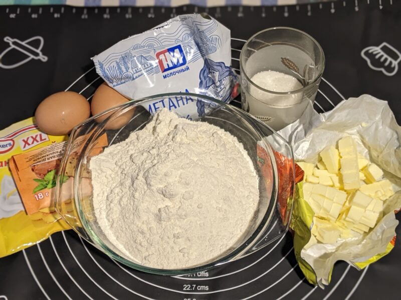 ingredients for cookies