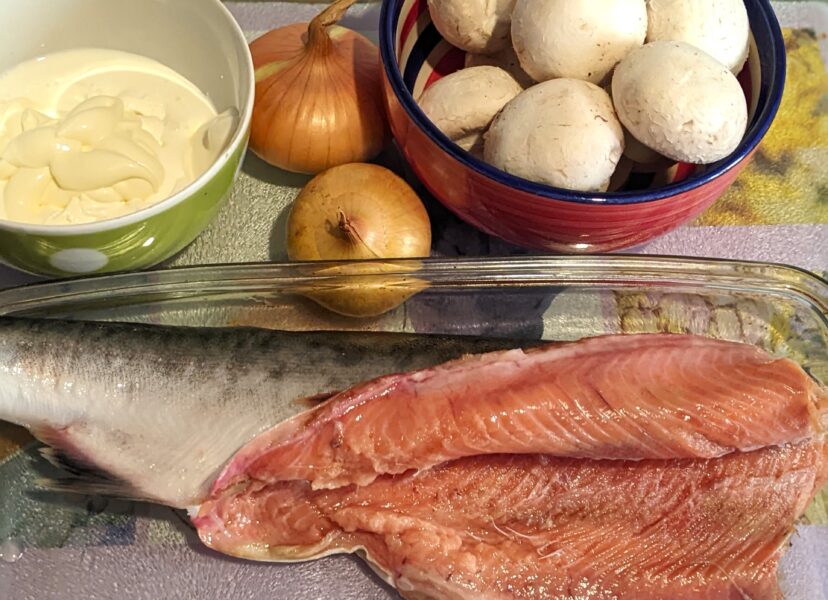 ingredients for salmon