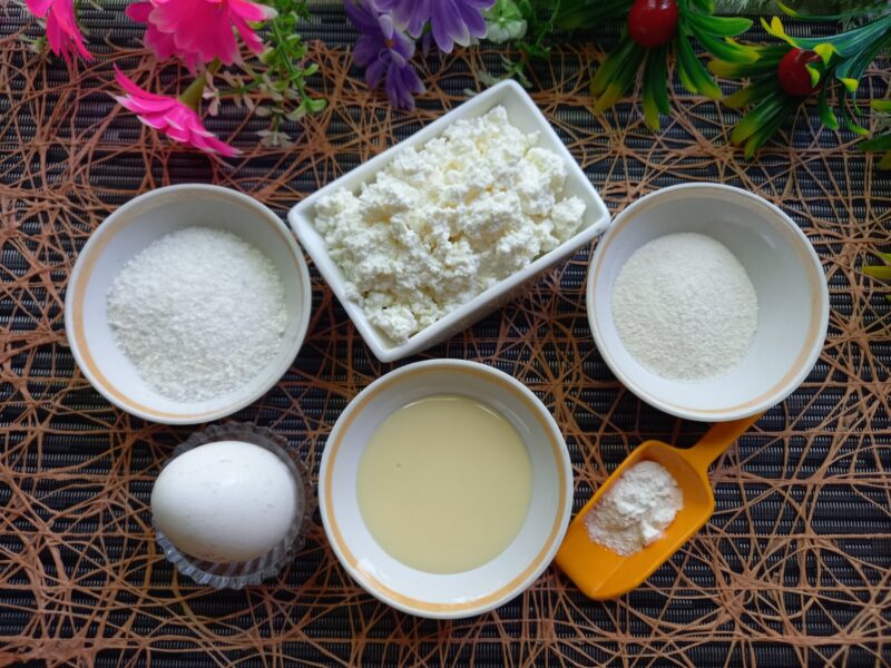 ingredients for muffins