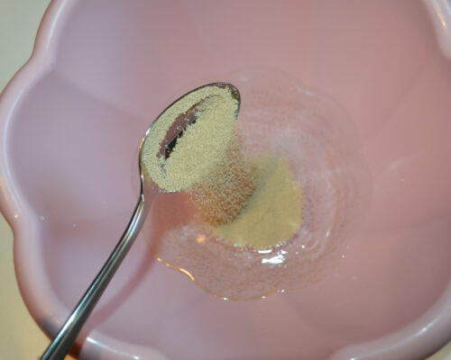 Add the dry yeast