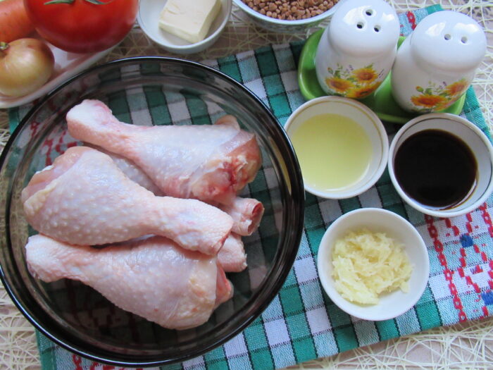 Ножки куриные промываем