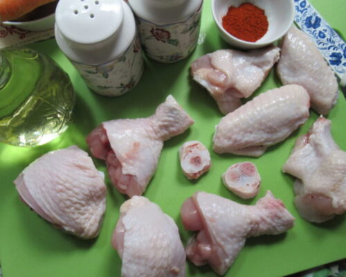 Хорошенько промоем и оботрем насухо голени