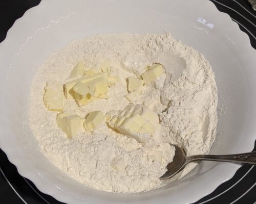 Add the cold butter