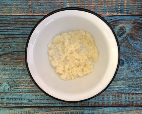 Beat the softened butter