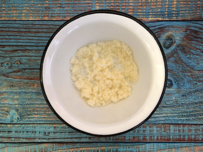 Beat the softened butter