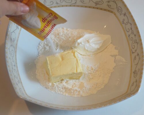 Add the vanilla sugar