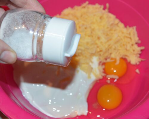 Sprinkle a little salt
