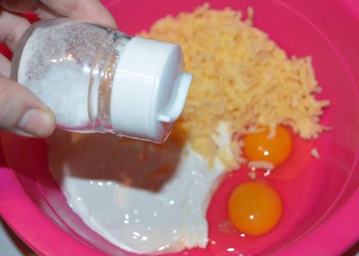 Sprinkle a little salt