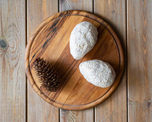 Use your hands to shape each part into a cone