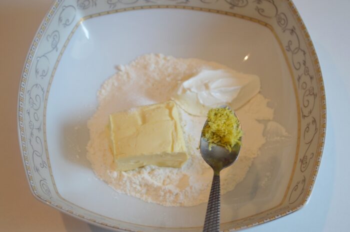 Add half a teaspoon of lemon zest