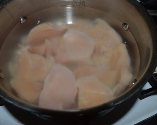 Boil until foam rises to the top