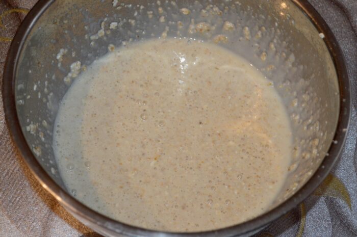 mix the mixture with a blender