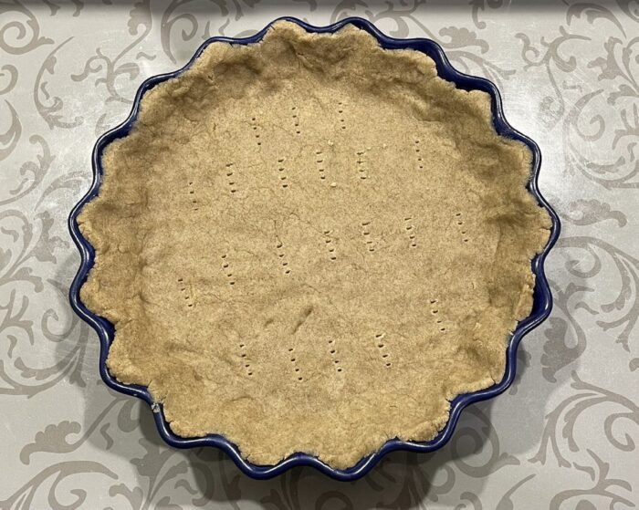 Stretch the dough into shape