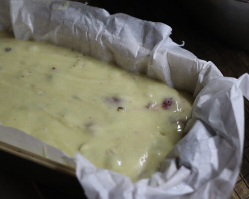 Place the dough in a baking pan