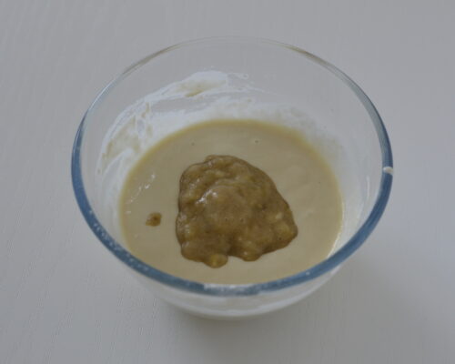 Adaugati piureul de banane