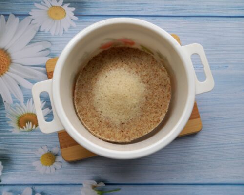 Place the bowl with the mixture in the microwave