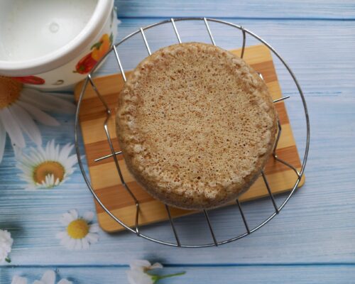 Remove the healthy baked bread