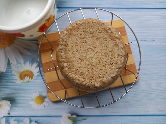 Remove the healthy baked bread