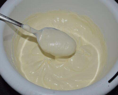 It should have this consistency